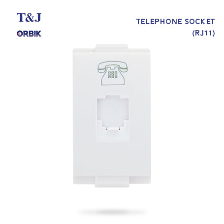 T&J ORBIK W8201-4TU Telephone Socket Multimedia